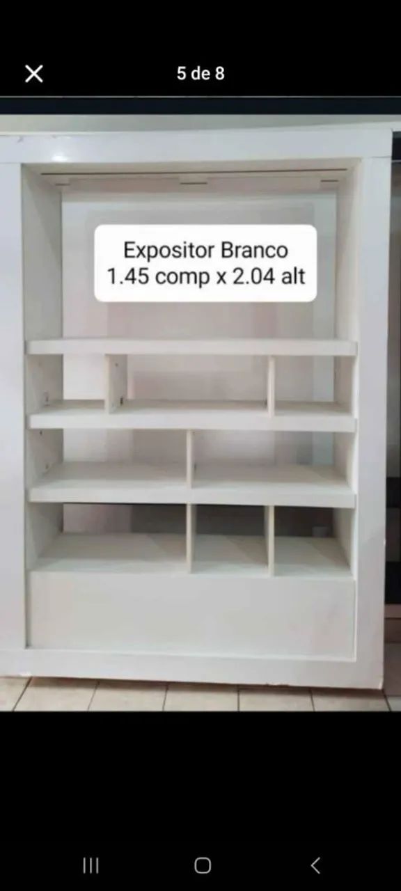 Vitrine expositora usada64221278724097123