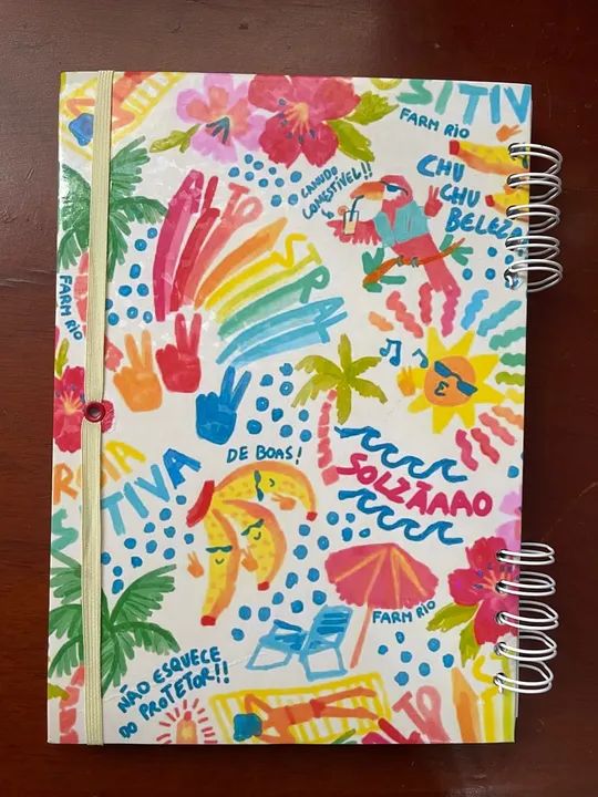 Caderno 1 matéria estilo FARM - Foto 2