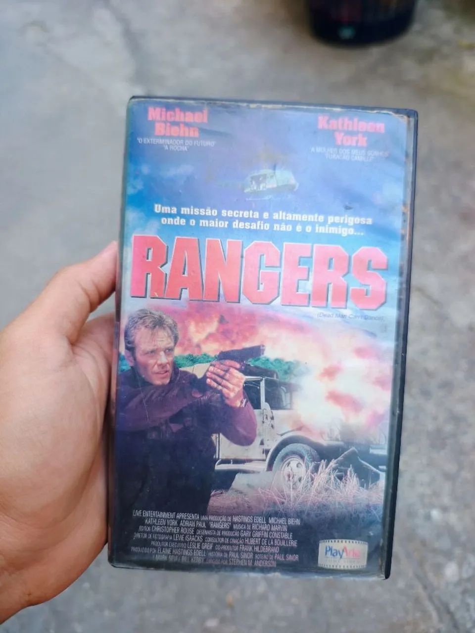 Rangers(Dead Man Can't Dance) com Michael Biehn - VHS