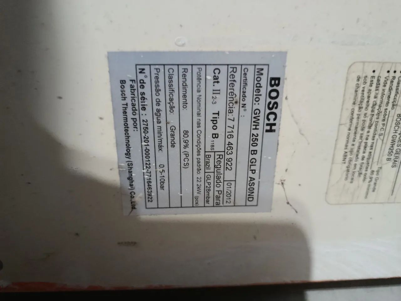 Junker aquecedor Bosch64840814513795123