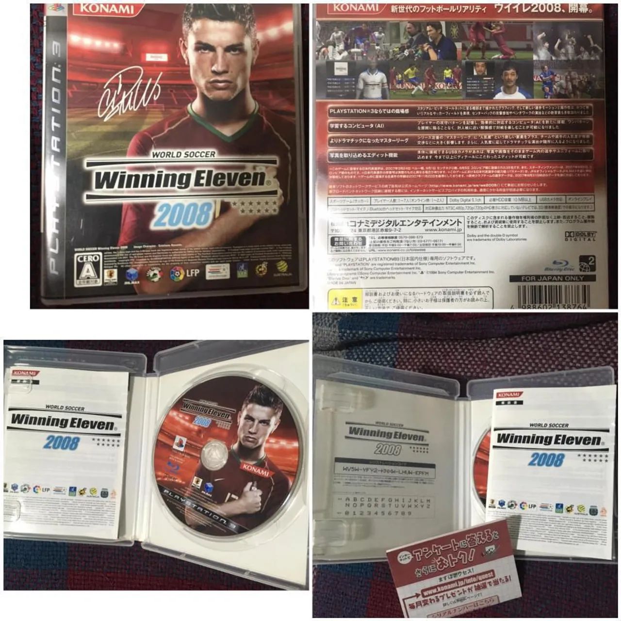 Jogo World Soccer Winning Eleven 2008 PS3 Original Japonês - Foto 2