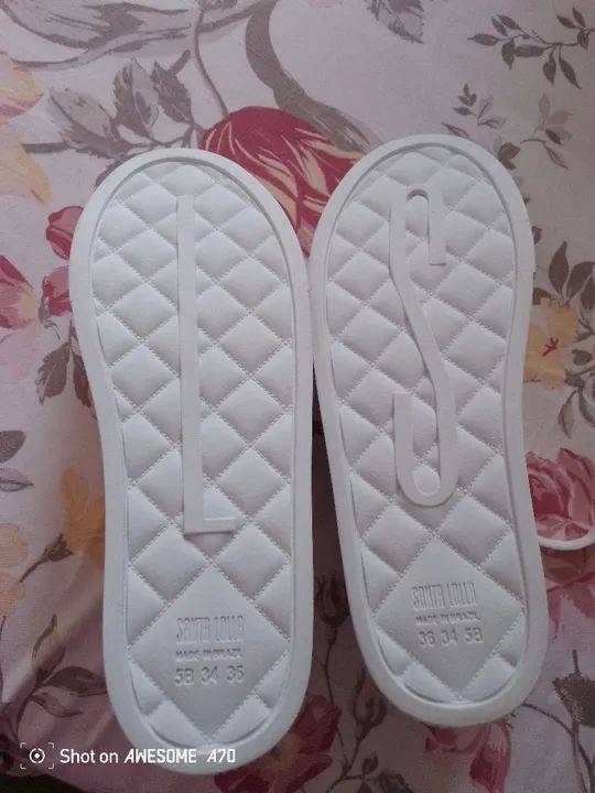 Tênis Santa Lolla Branco Tam 34 - Foto 3