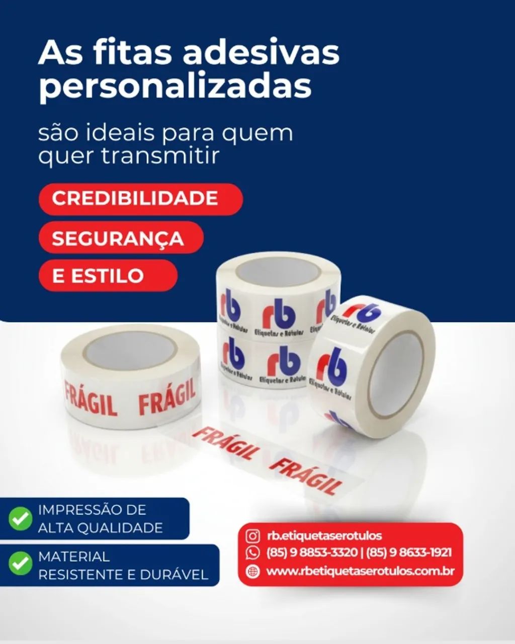 FITAS ADESIVAS PERSONALIZADAS - Foto 2