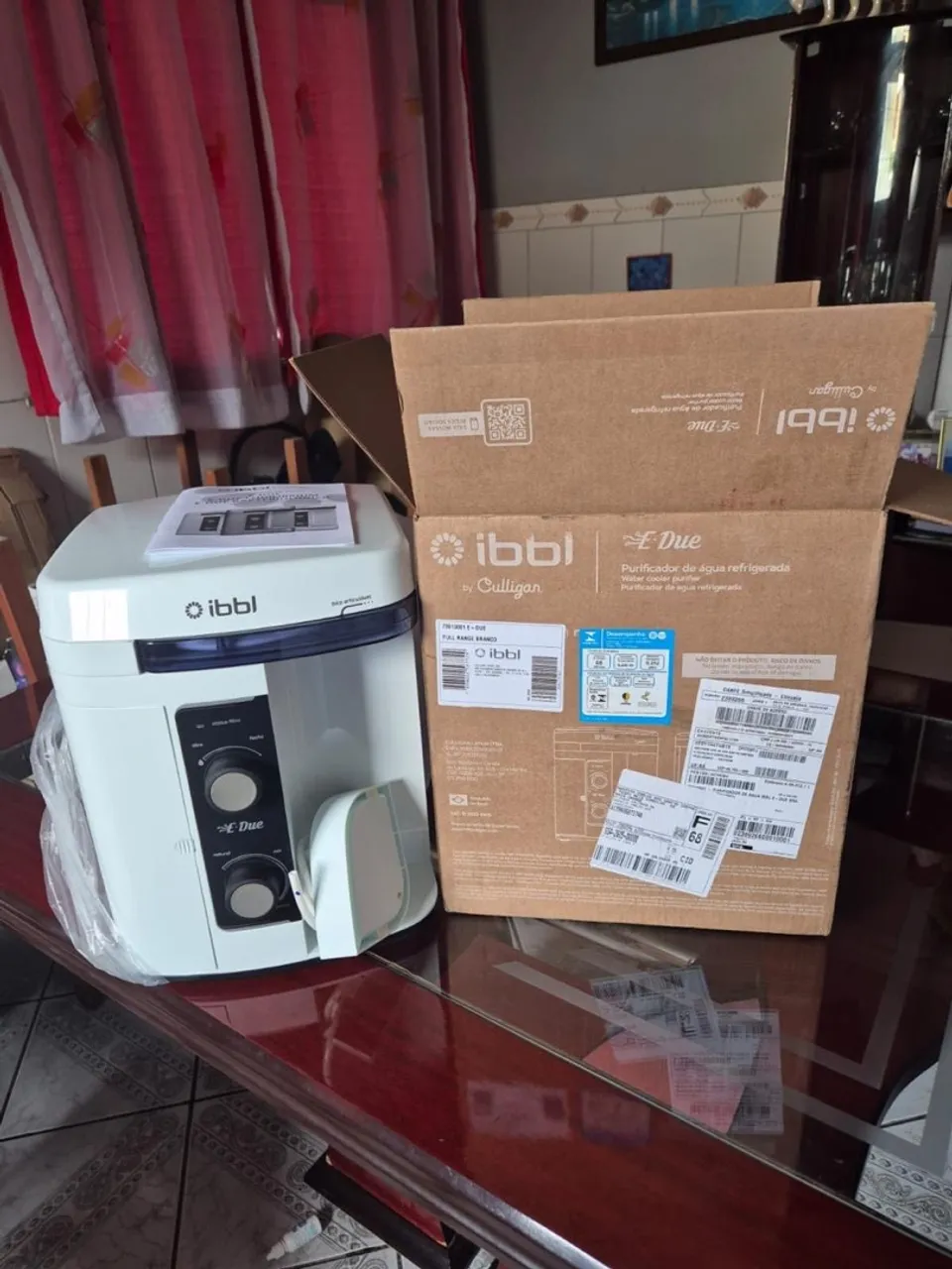 Purificador de Água Refrigerado IBBL E-Due Branco