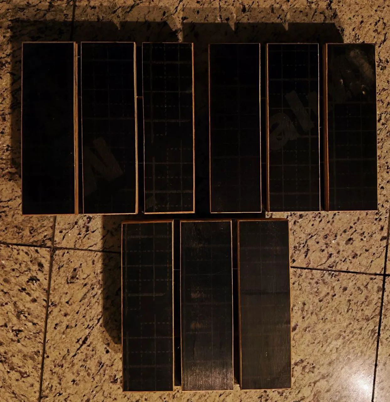 3 Suportes Para Vaso De Planta Quadrado 25 Cm - Foto 2