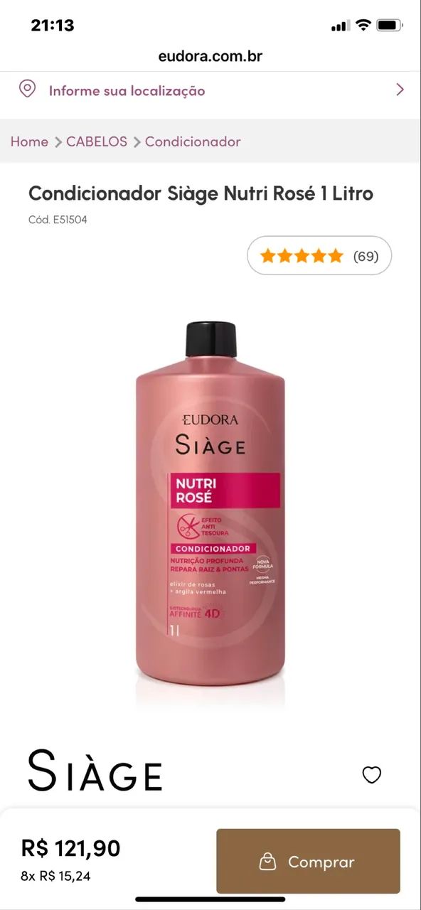 Condicionador Siage 1Litro