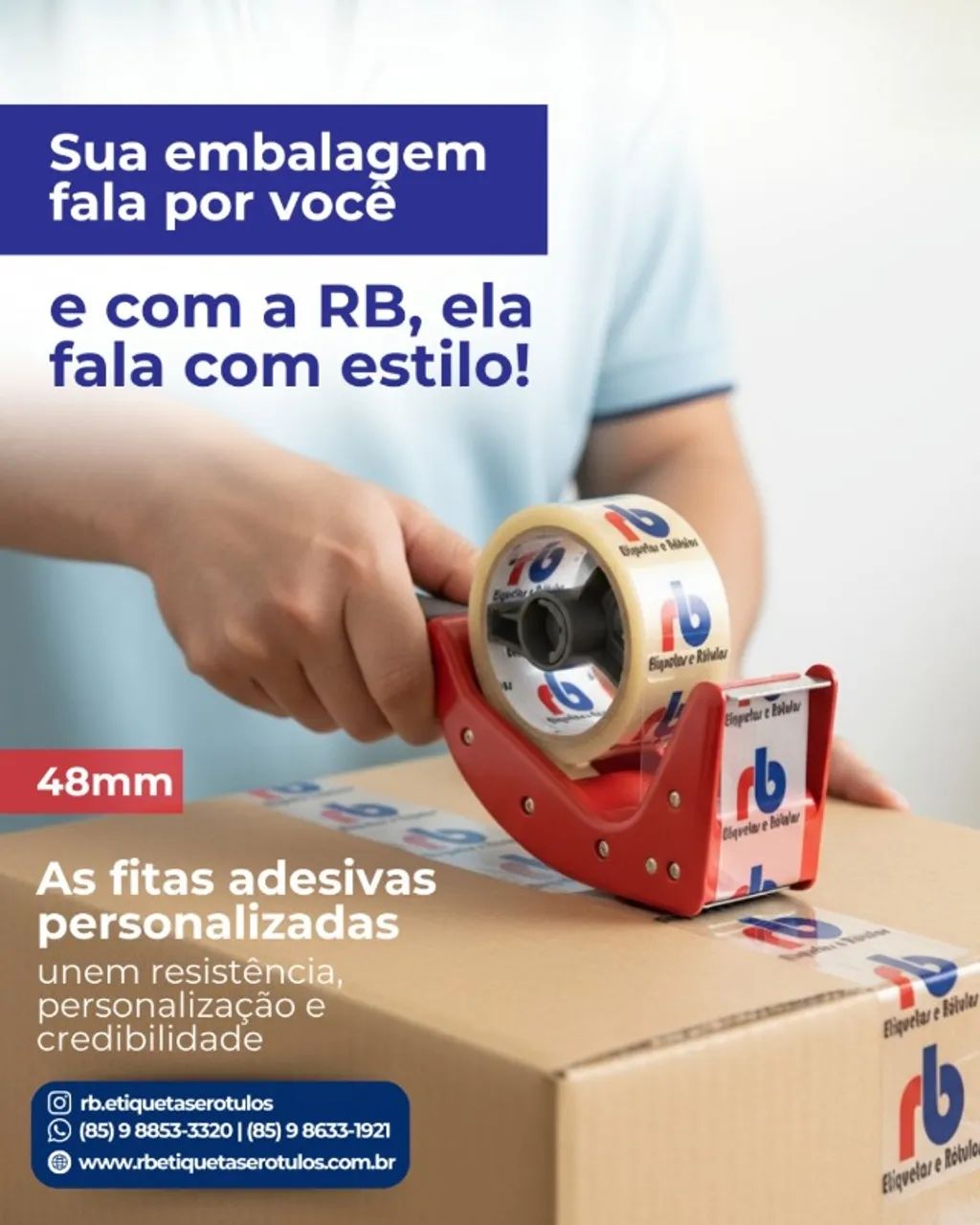 FITAS ADESIVAS PERSONALIZADAS - Foto 3