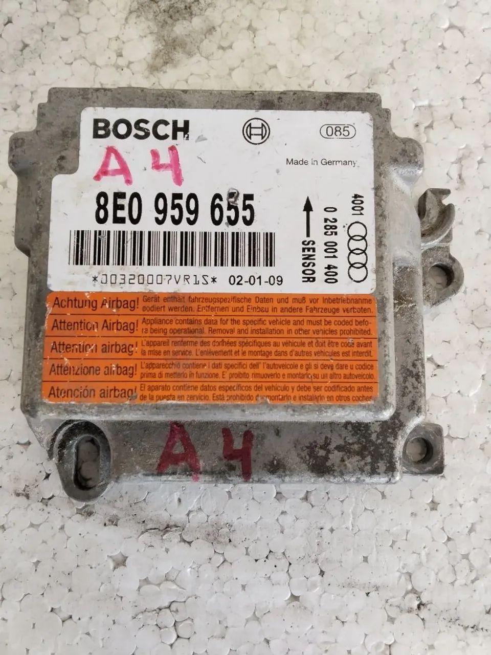 Módulo airbag Audi a4 8e0959655 - Foto 2