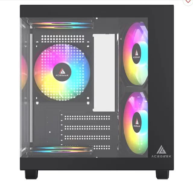 Gabinete gamer novo, lacrado! Aquário Tide, em vidro temperado! - Foto 5