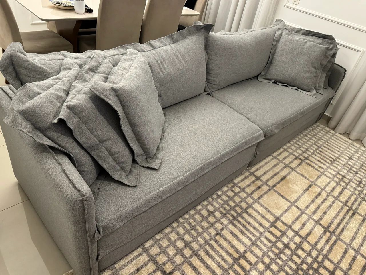 Sofá lindíssimo 3 metros  - Foto 4
