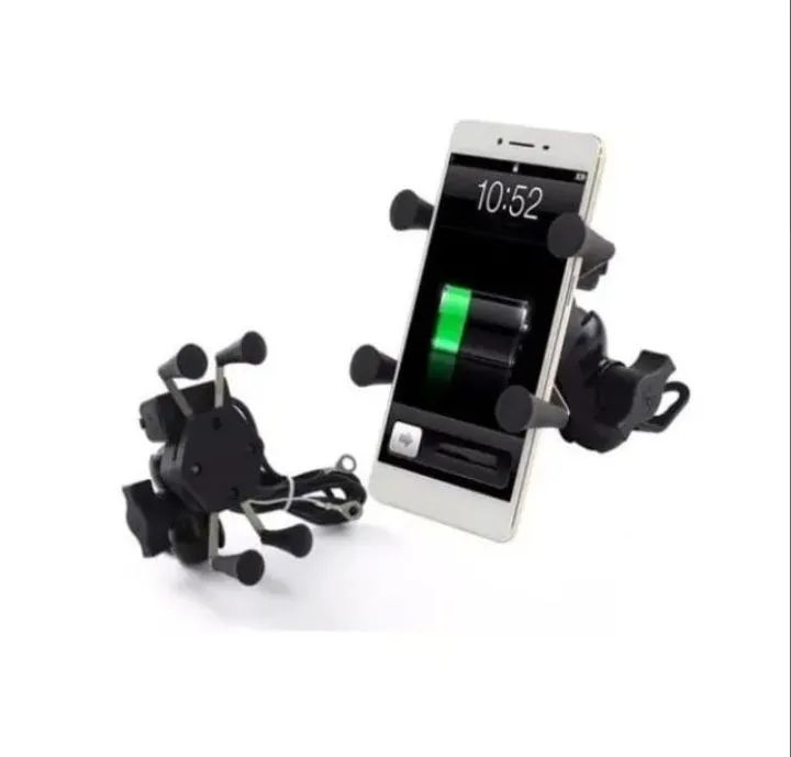 Suporte para celular com carregador USB - Foto 2