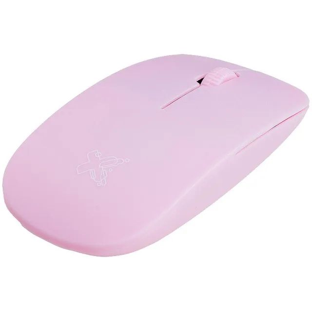 Mouse Óptico USB 1200 dpi Surface Rosa USB 2.0 - Maxprint - Foto 3