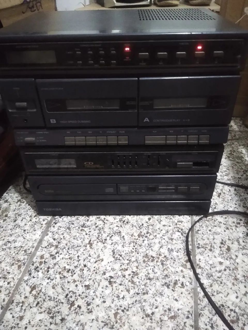 Som Toshiba funcionando 