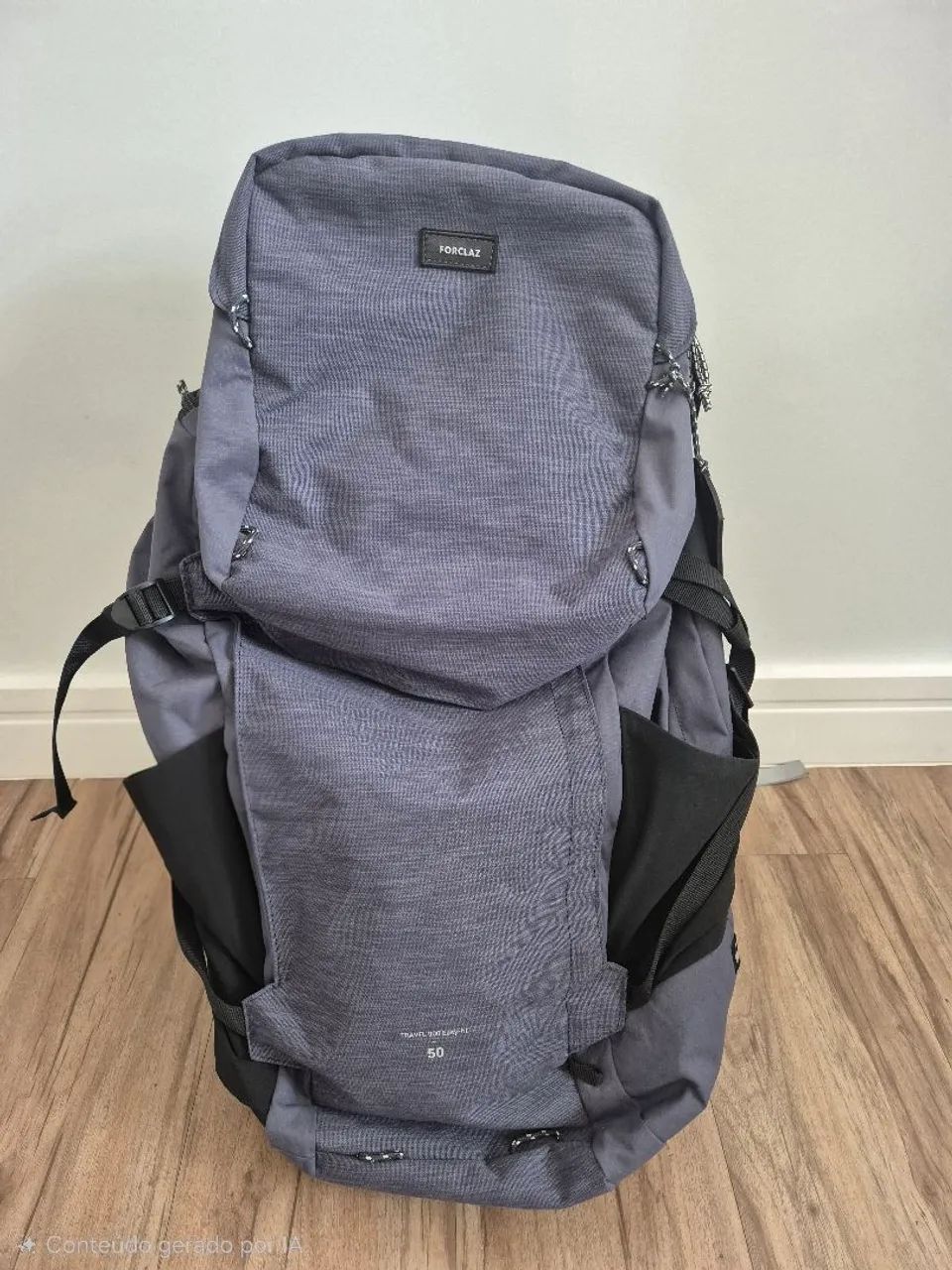Mochila Trilha Trekking 900 Travel Azul 50l Forclaz Marinho Feminina