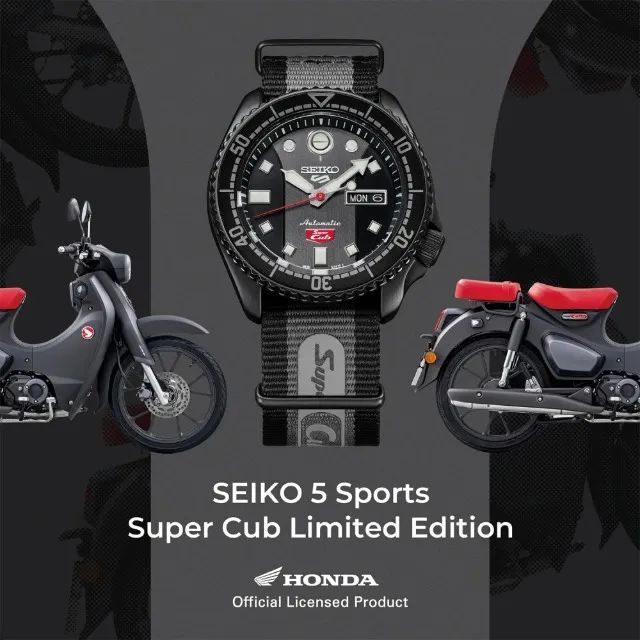 SEIKO 5 Sports Edição Limitada Super Cub - Automático e NOVÍSSIMO - SOMENTE PARA BELÉM !!! - Foto 6
