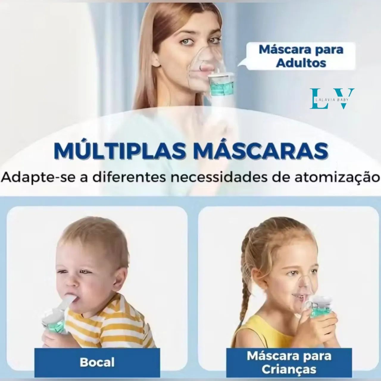 Nebulizador Portátil Mini Inalador Silencioso Ultra-sônico  - Foto 5
