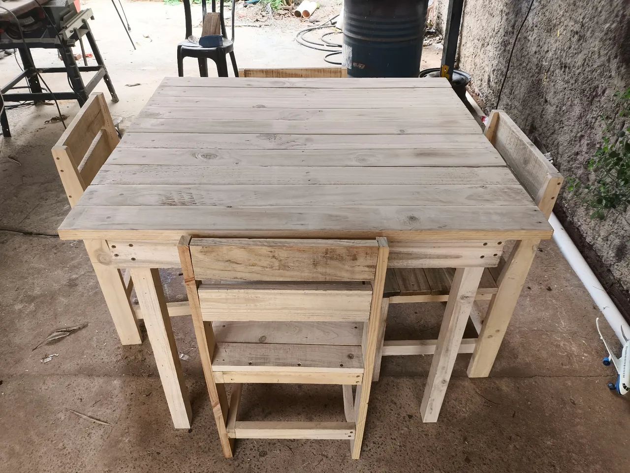 Mesa de madeira rústica - Foto 2