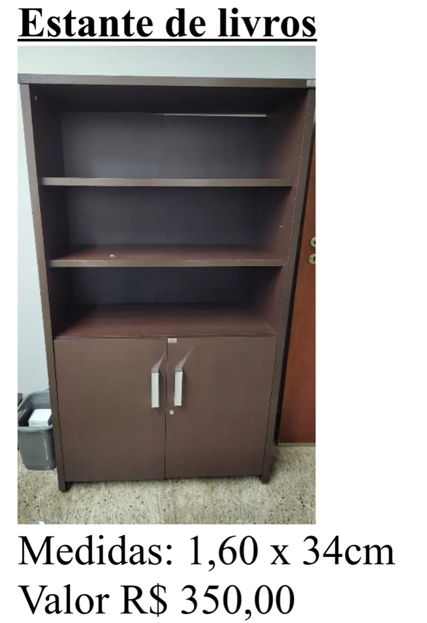 Estante de livros - 1,60m x 34cm