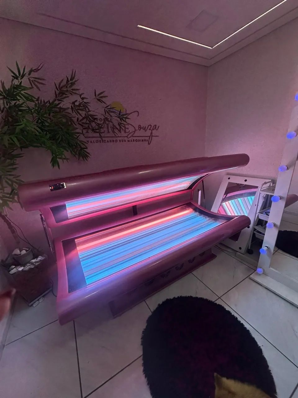 Máquina de bronze 35 lâmpadas! - Foto 2