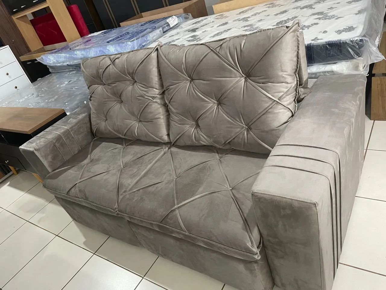 Sofa retratil e reclinável 2 mt  - Foto 4