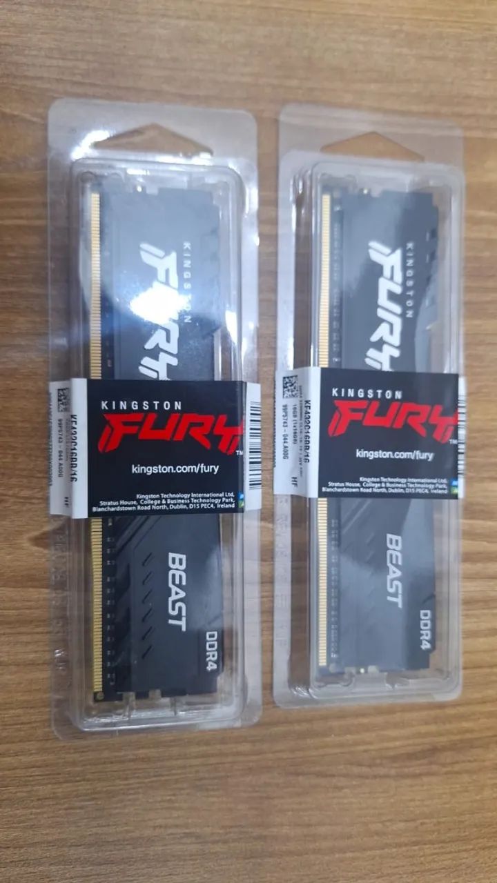 Kingston Fury Beast 2x16gb (32gb) 3200mhz DDR4 CL16
