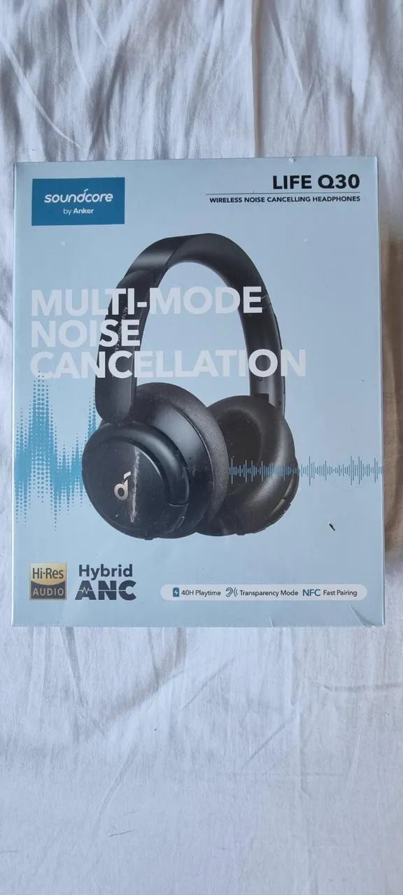 Fone de Ouvido Anker Q30 - Preto - Rosa - Azul - Lacrado - Original - Foto 2