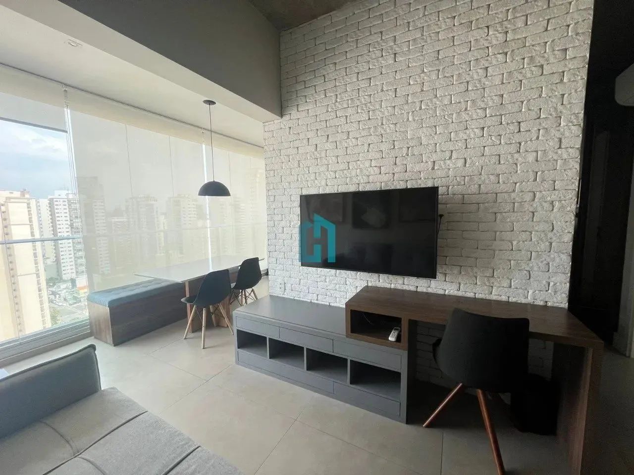 Apartamento novo 1 quarto com 1 vaga a locac Moema