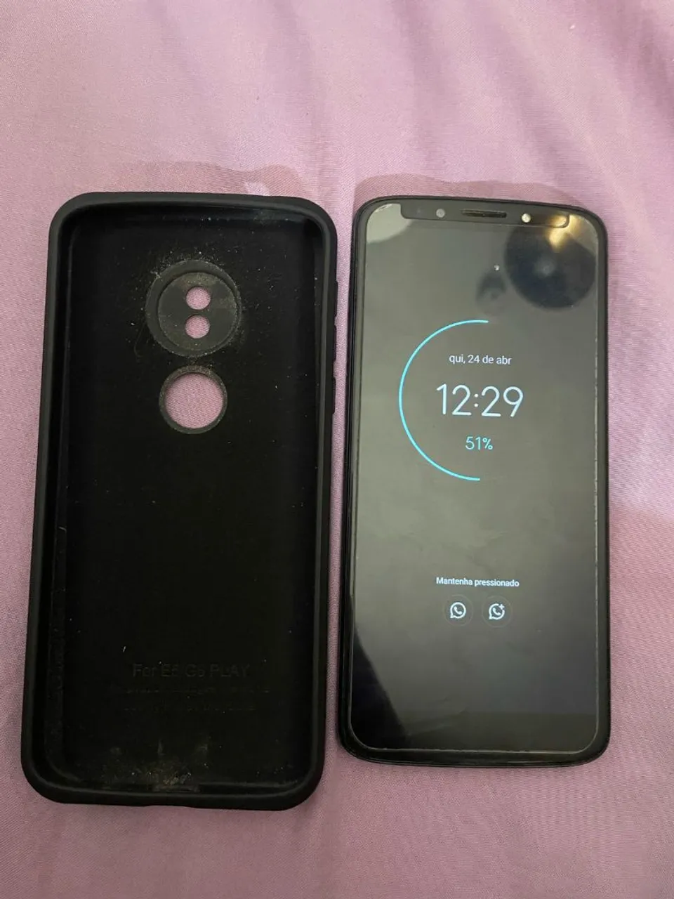 MOTO G6 PLAY 32GB COM DETALHE