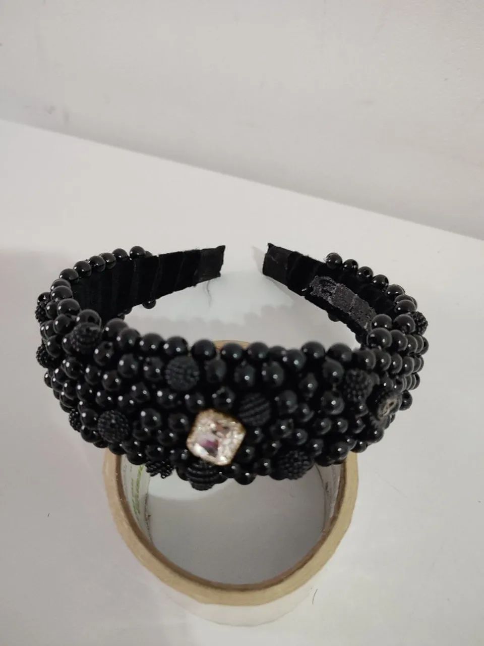 Tiara feminina preta 