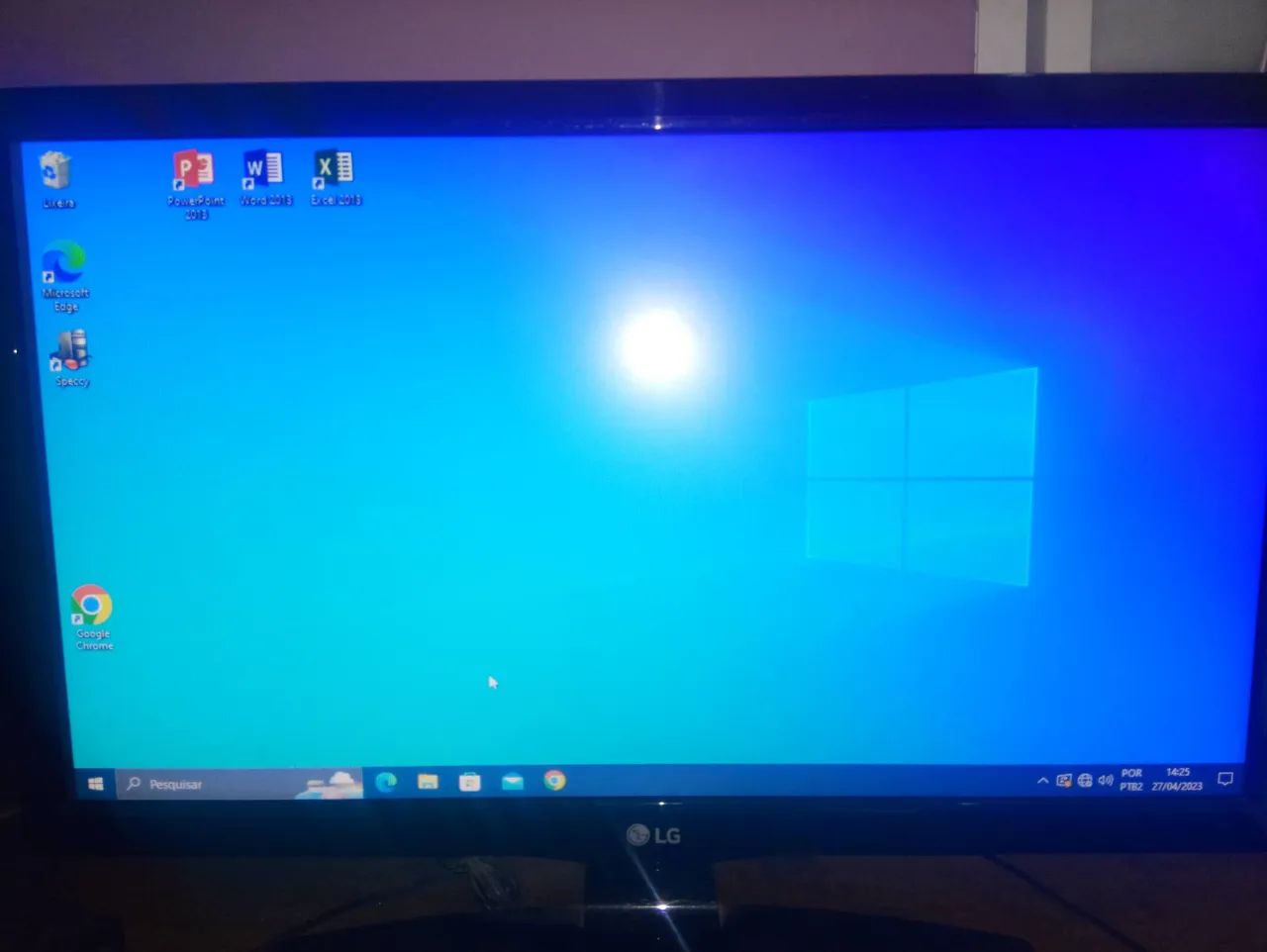 Computador Completo, teclado e mouse Exbom, monitor TV 19",  - Foto 2