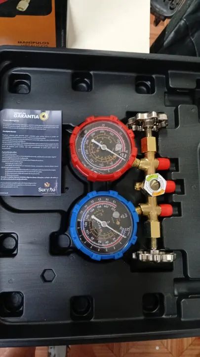 Kit Manifold R410/r32 Com Maleta Premium P/ Ar Condicionado