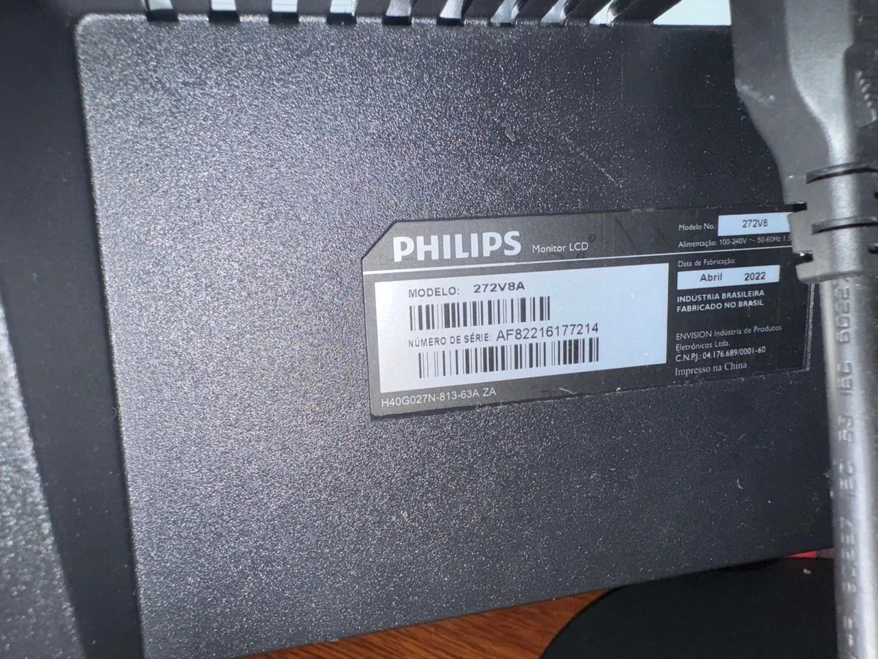 Monitor Philips 27 IPS gamer com audio! - Foto 2