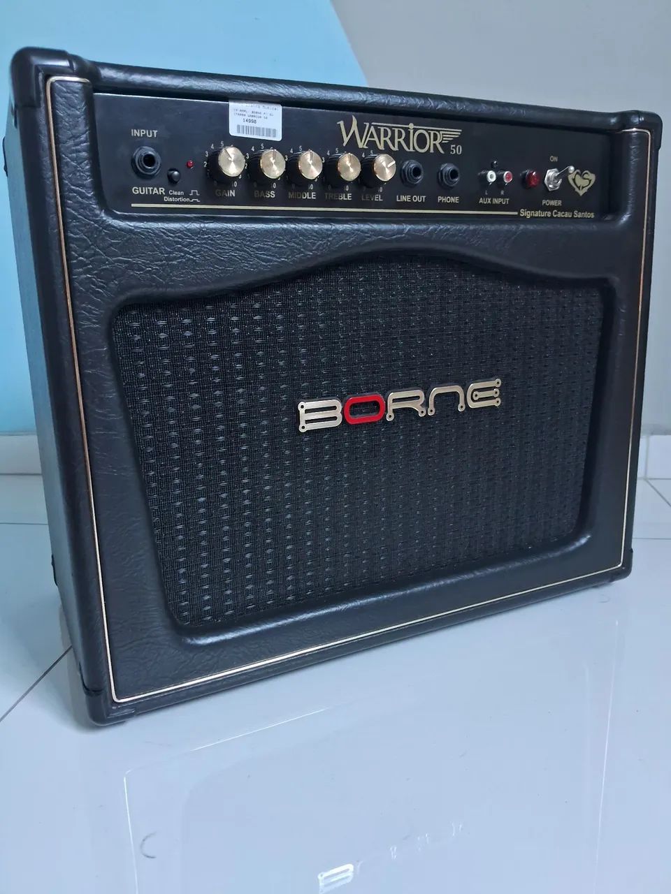 Amplificador Borne Warrior 50 ( nova ) envio na olx