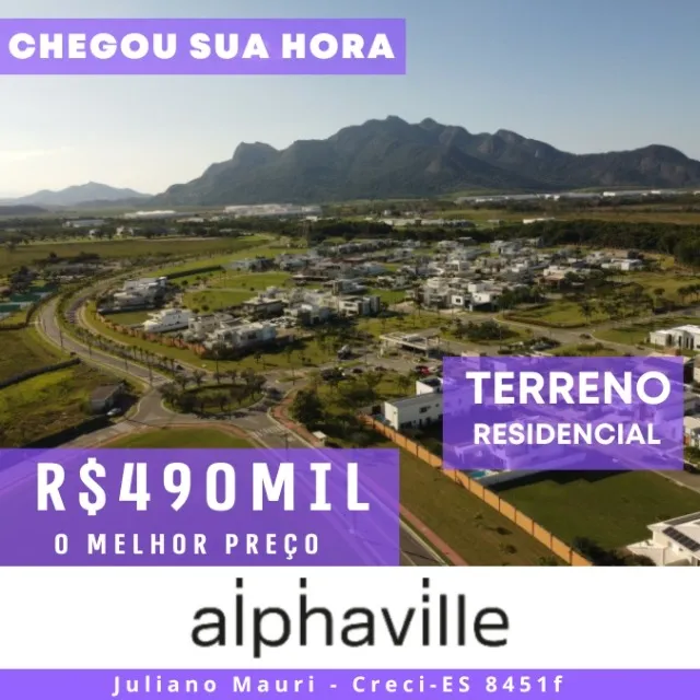 Terreno à venda no Alphaville Jacuhy - 483m² + Clube Exclusivo!