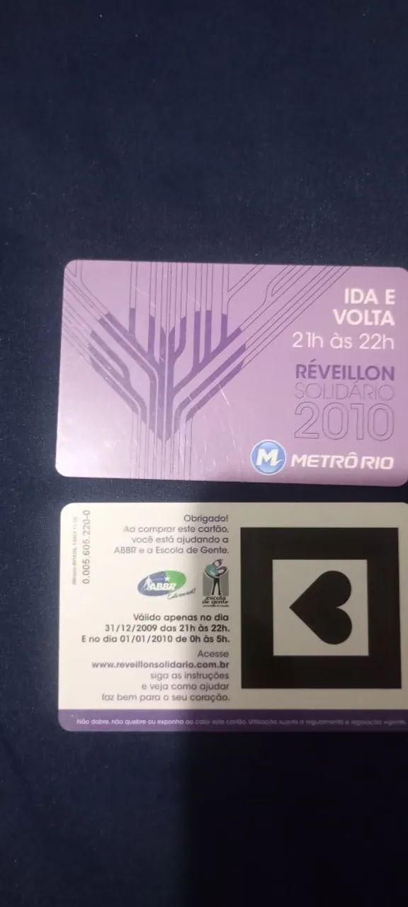 Bilhetes duas unidades ano 2010 - Foto 4