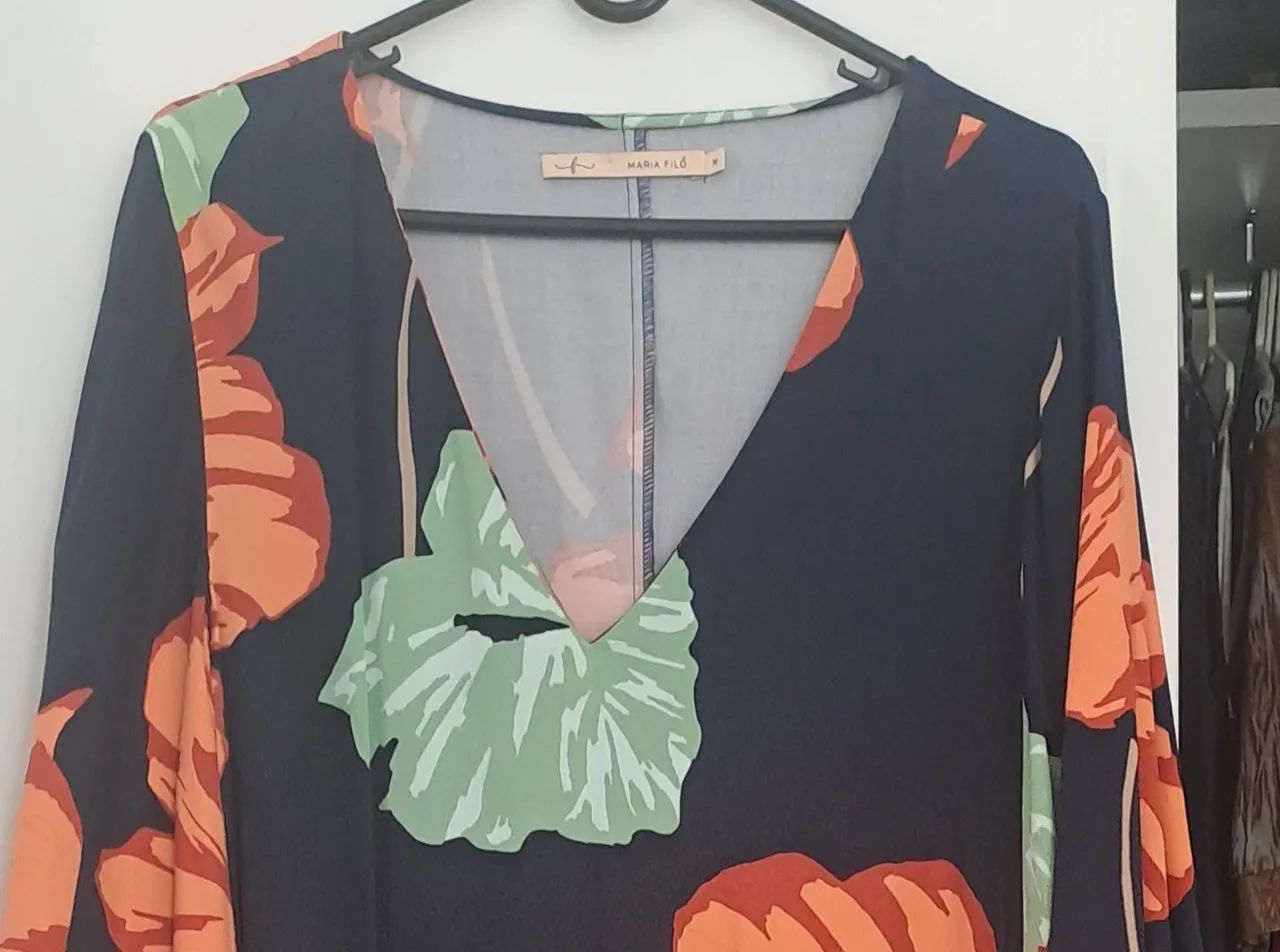 Vestido floral Maria Filó M