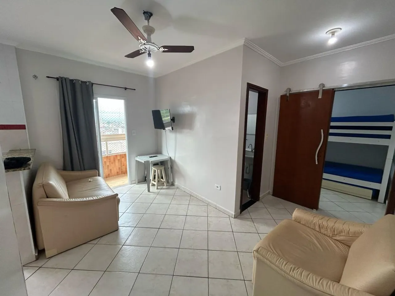 Apartamento Mobiliado com vista mar para Locação no Caiçara, Praia Grande/SP.