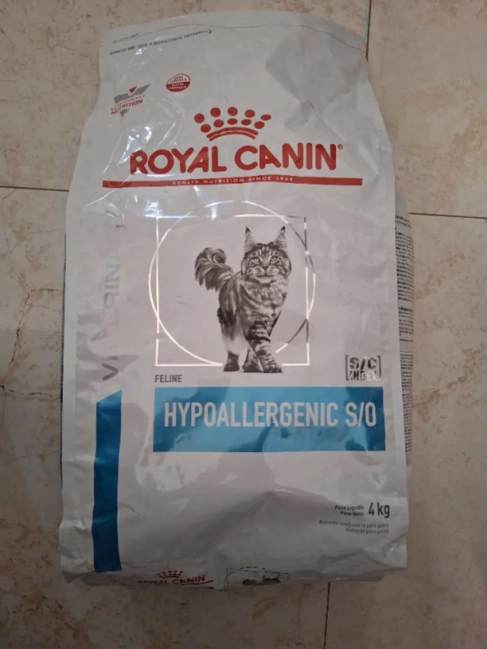 Ração hypoallergenic para gatos Royal Canin (embalagem lacrada)
