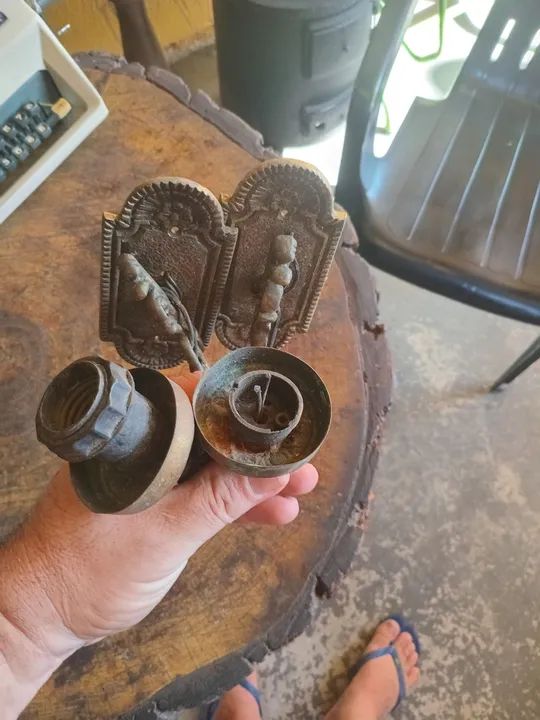  luminária antiga - Foto 3