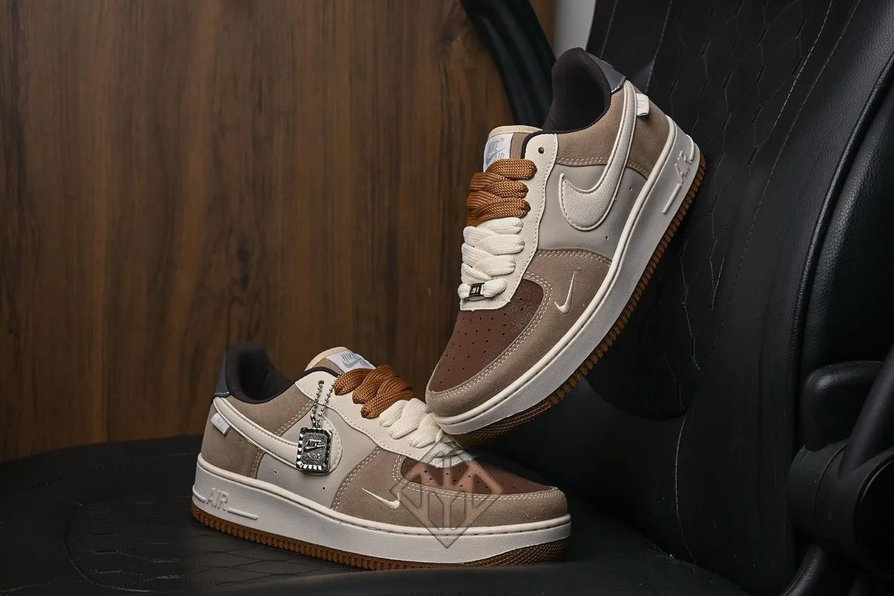 Nike Air Force 1 Black Gum LINHA LUXO, acompanha saquinho tnt personalizado - Foto 2