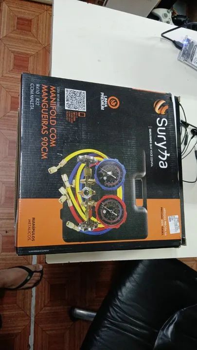 Kit Manifold R410/r32 Com Maleta Premium P/ Ar Condicionado - Foto 4