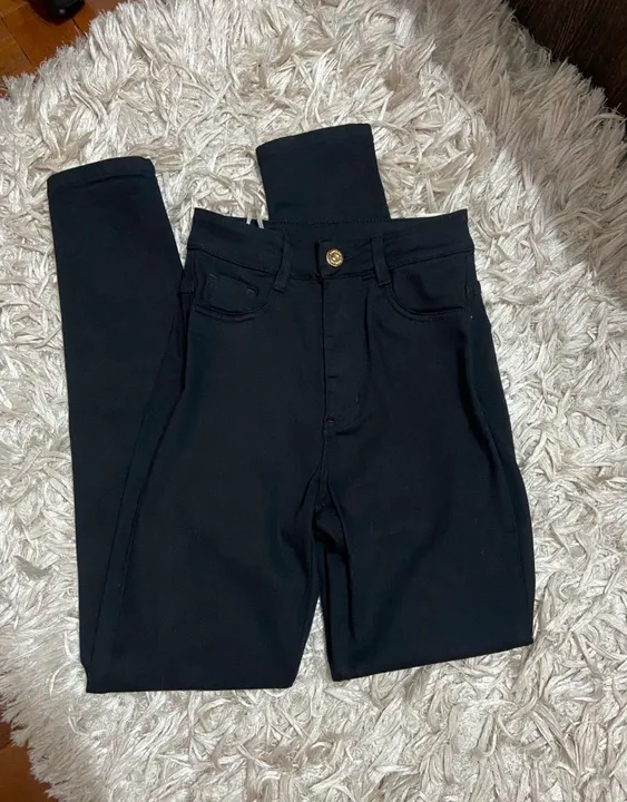Calça Jeans Skinny Preta