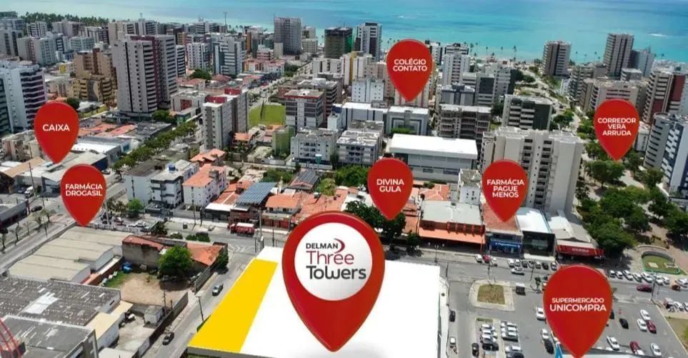 Apartamento em frente ao Divina Gula na Jatiúca - Maceió AL - Foto 2