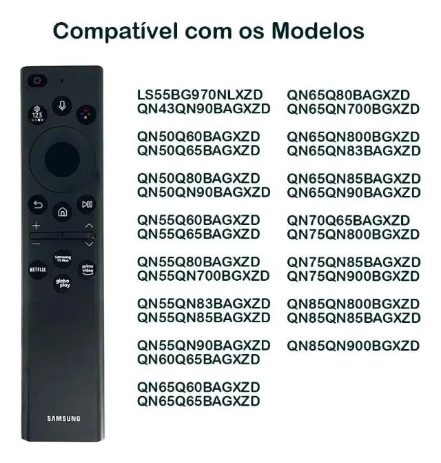 Controle Remoto Tv Smart Samsung Com Voz Smart - Foto 4