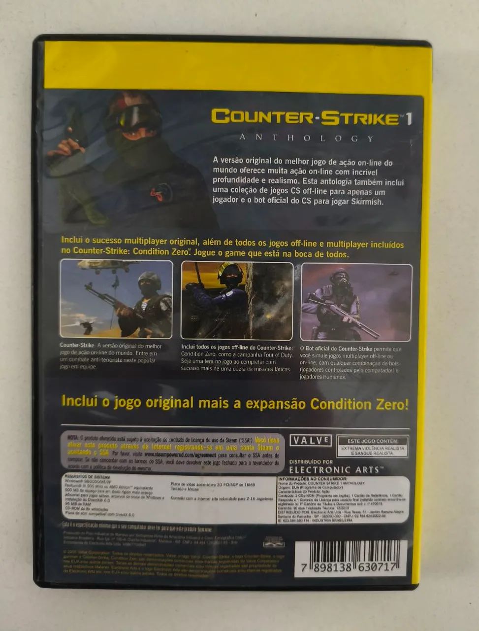Jogo Counter-Strike 1 Anthology original PC - Jogos de Vídeo Game