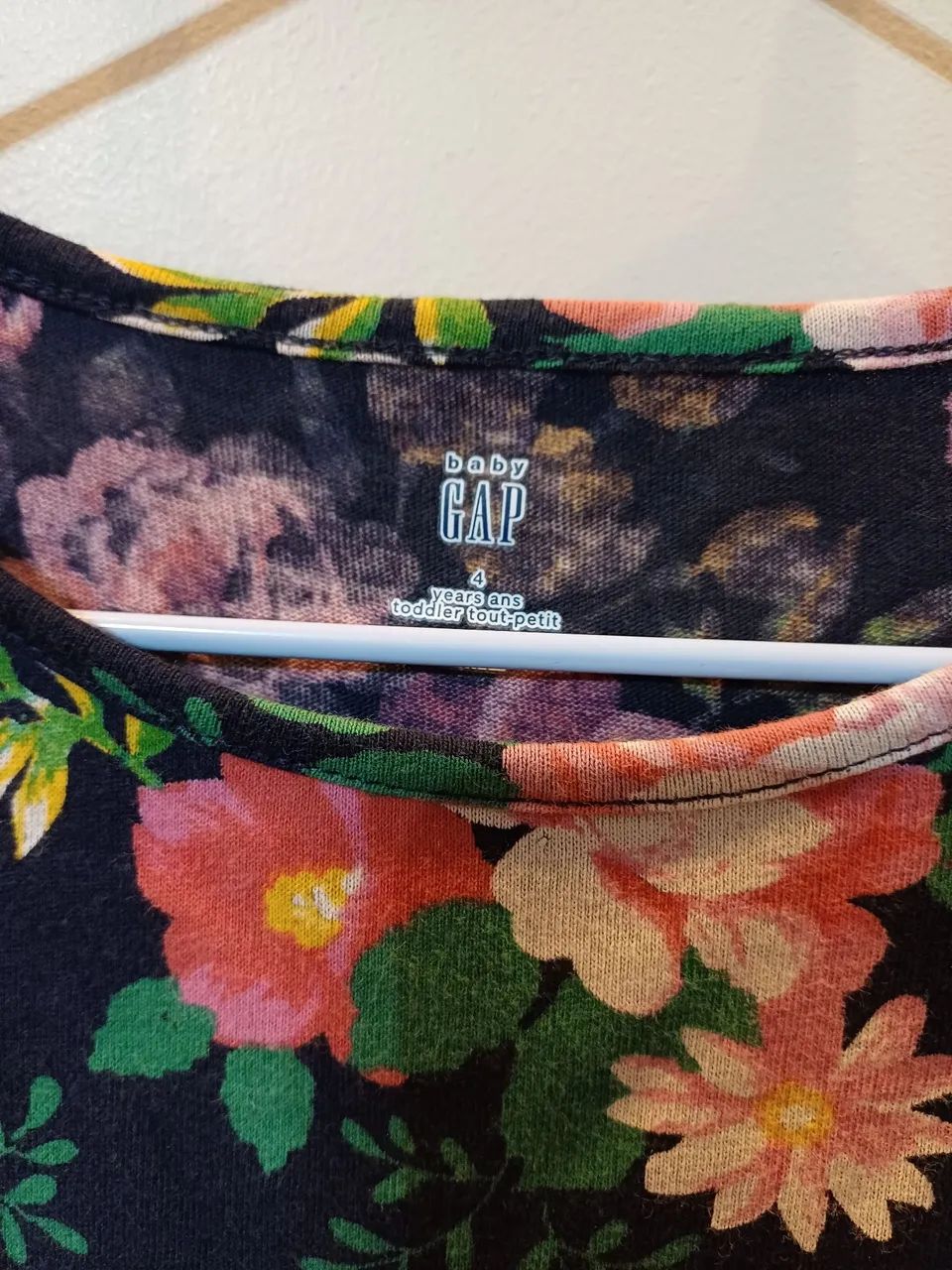 Vestido Baby Gap Floral 4 anos