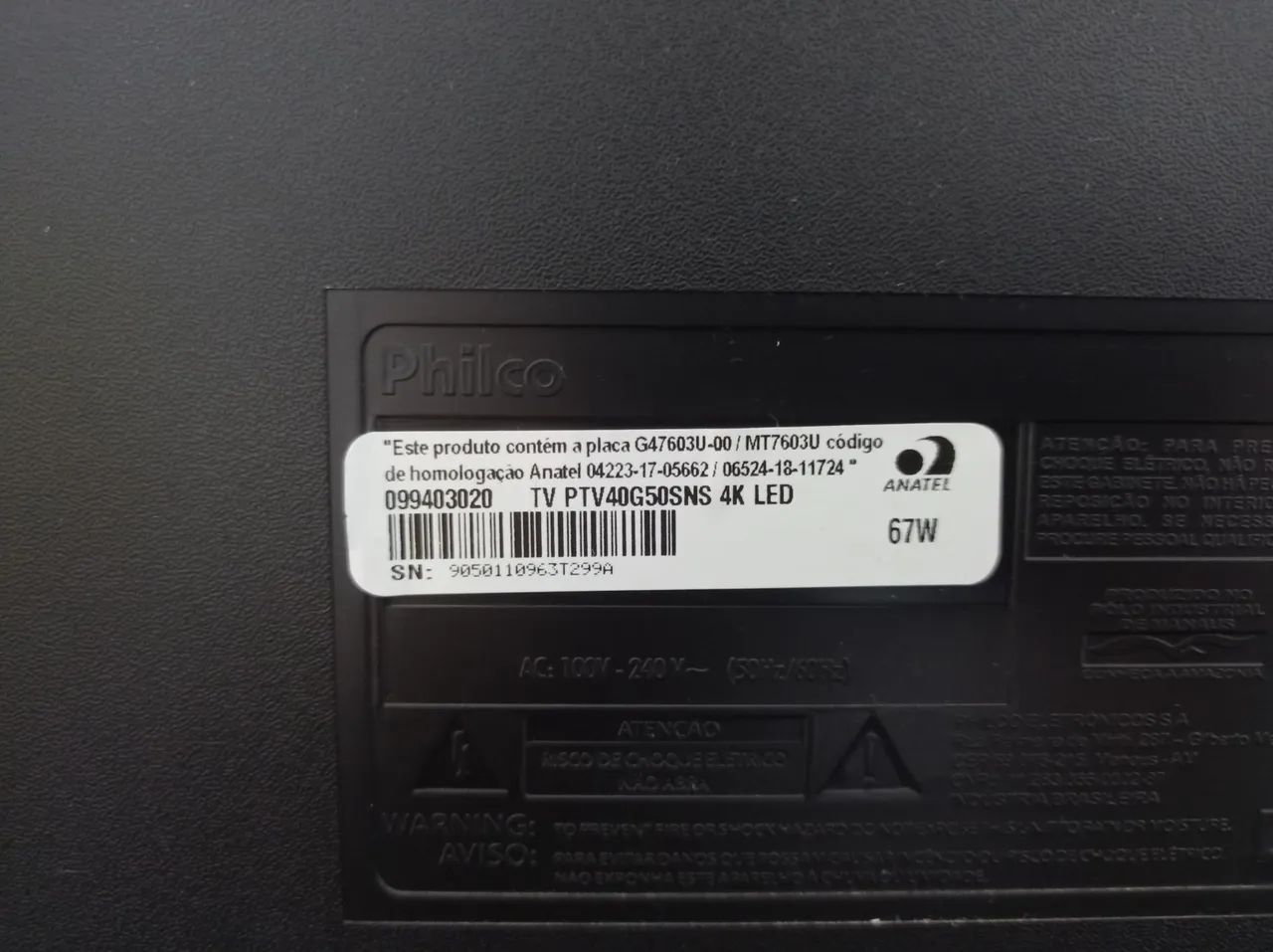 TV Philco Smart 4K 40 polegadas - Foto 3