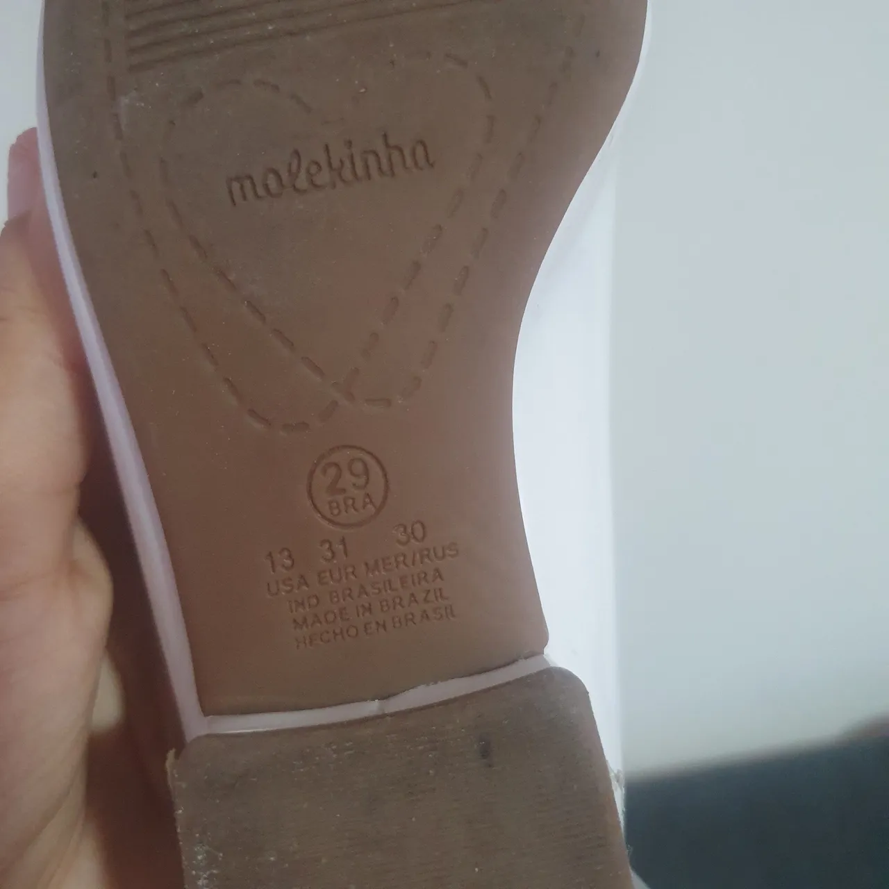 Sandália Molekinha Infantil - Tamanho 29