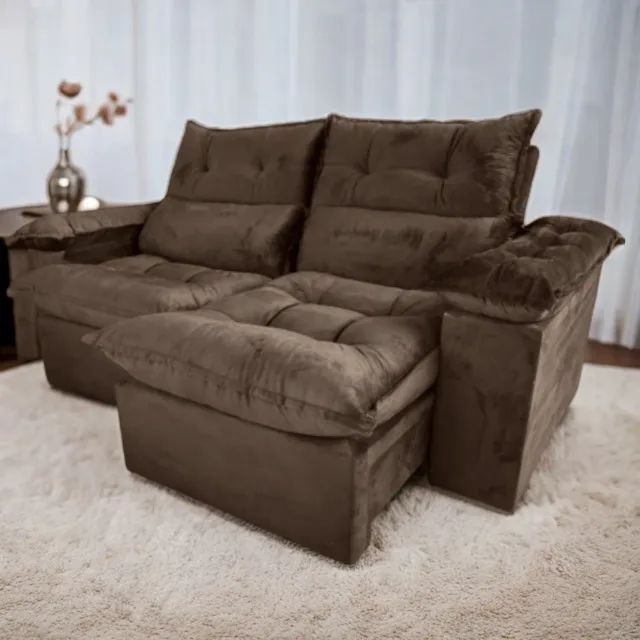 Sofá Retrátil e Reclinável Imperial 2,00 - Produto Novo! Pague na Entrega! - Foto 4