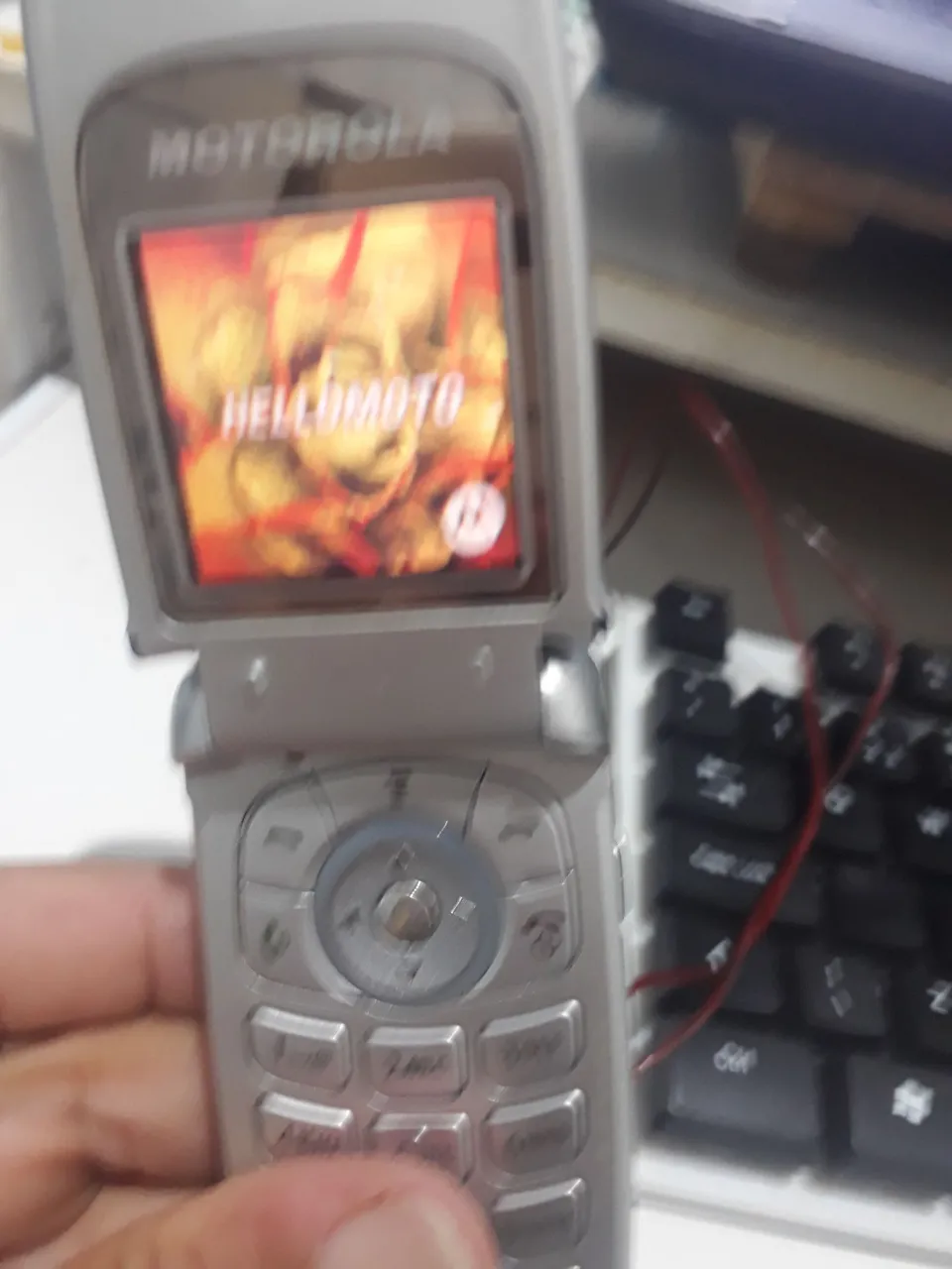 Motorola v220 azul Leia o anúncio